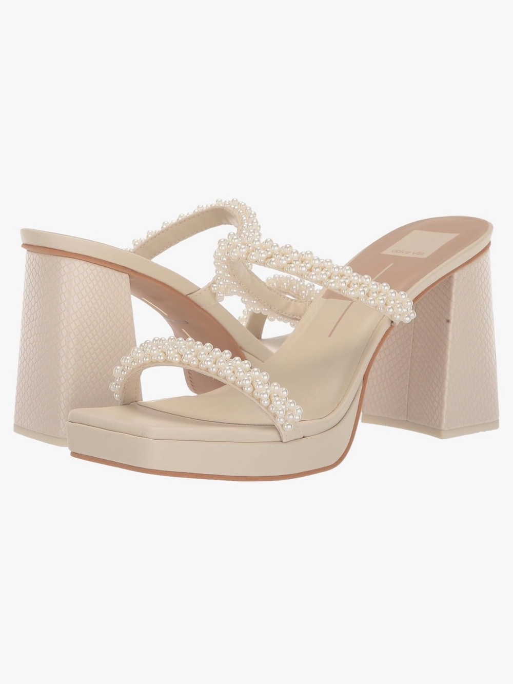 Dolce Vita Ariele Vanilla Pearl Heels